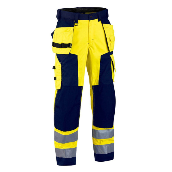 7330509405499 - unisex Warnschutzhose 1567 gelb marine Größe 44