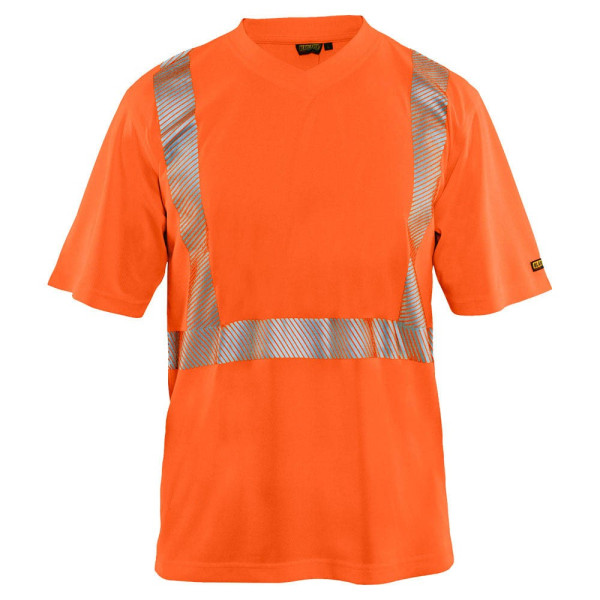 7330509524237 - unisex Warnschutz Shirt 3386 orange Größe M