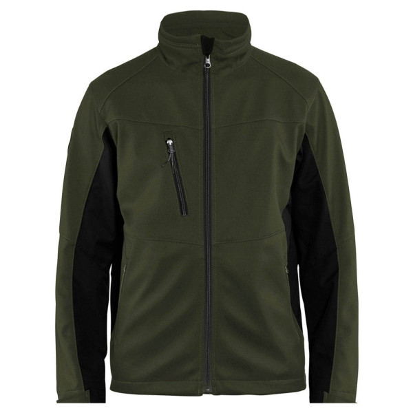 7330509534755 - BLAKLÄDER® unisex Softshelljacke 4950 olivegrün schwarz Größe M 7330509534755 - BLAKLÄDER® unisex Softshelljacke 4950 olivegrün schwarz Größe M