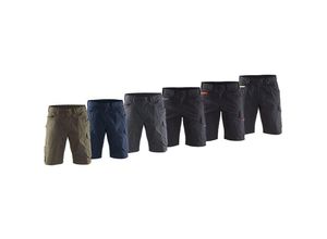 7330509549797 - 1499 Service Kurze Multipocket-Shorts - 54 (eu) - Schwarz   Rot - Schwarz   Rot - Blaklader