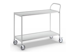 7330726305152 - Tischwagen 2 Etagen LxB 1000 x 420 mm grau grau