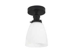 7330976100651 - PR Home Deckenleuchte Kappa schwarz opal Glas Ø 14 cm