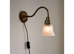 7330976138463 - PR Home Wandleuchte Emmi messingfarben antik Ø 12 cm