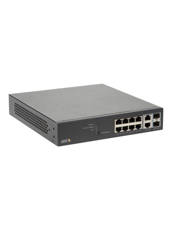 7331021061811 - Axis T8508 PoE+ Network Switch - Switch - managed - 8 x 10 100 1000 (PoE+) + 2 x Combo Gigabit SFP (Uplink) - Desktop an Rack montierbar - PoE+ (130 W)