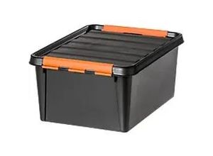 7332462064362 - SmartStore Aufbewahrungsbox Pro 15 14 L Schwarz Orange PP (Polypropylene) 30 x 40 x 19 cm