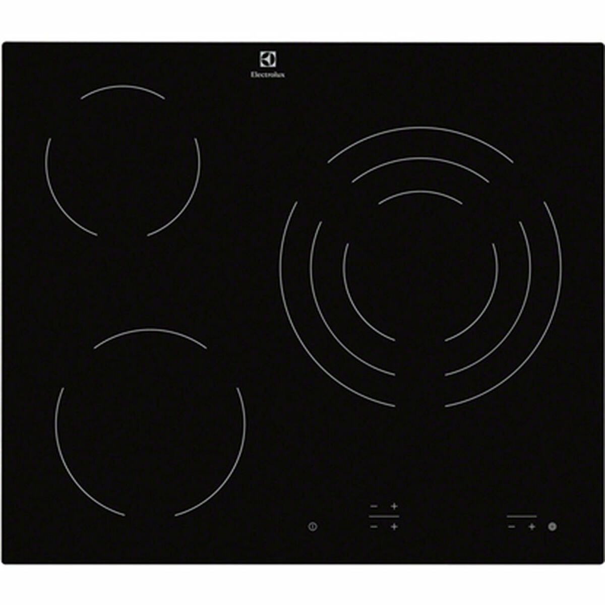 7332543258420 - Platte aus Glaskeramik EHF6232IOK 60 cm 5700 W 7332543258420 - Platte aus Glaskeramik EHF6232IOK 60 cm 5700 W