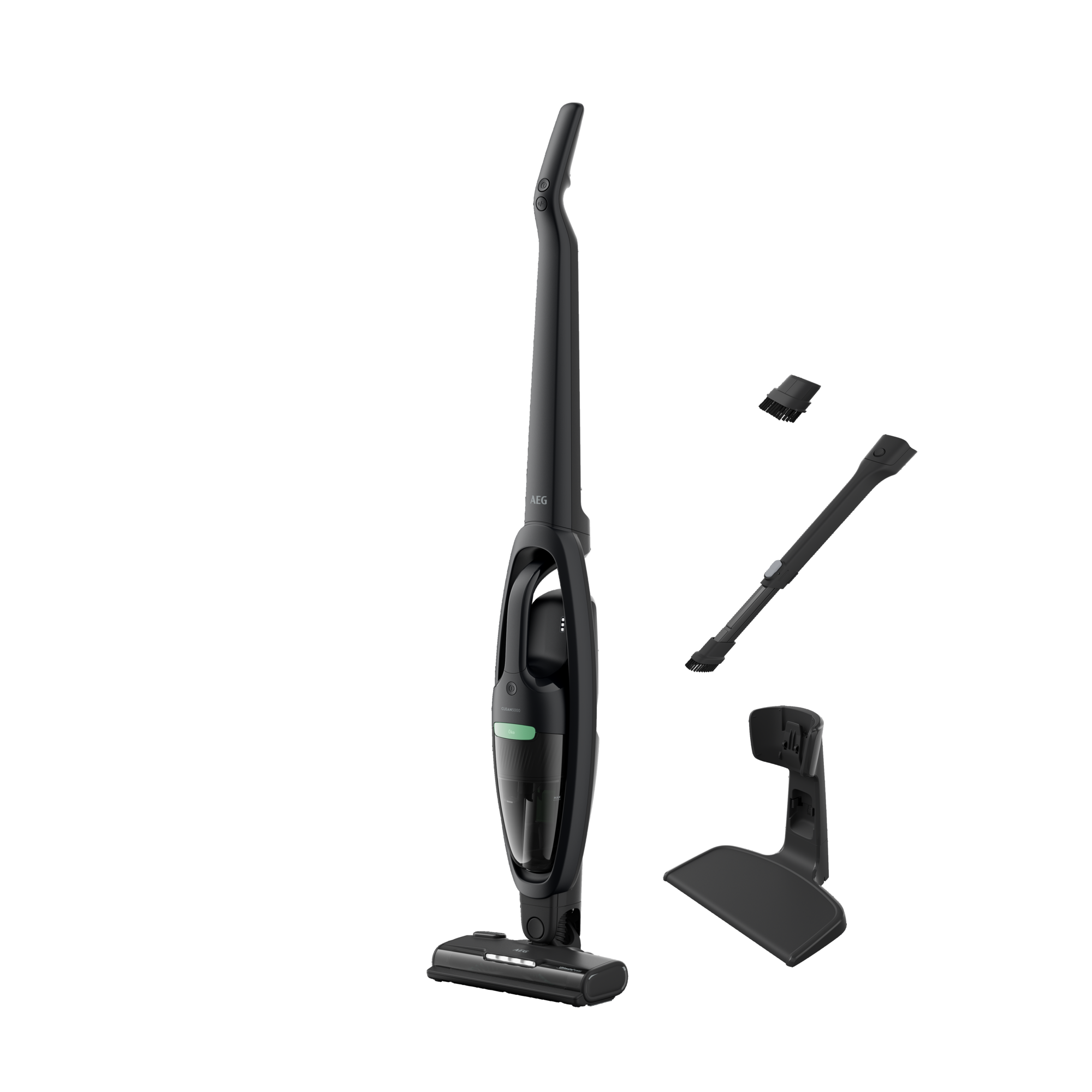 7332543973156 - CLEAN 5000 Cordless cleaner 2in1 ÖKO Akku-Staubsauger kabellos   Akku-Laufzeit bis zu 50 Min   Farbe Ebony Black AS52B21OKO