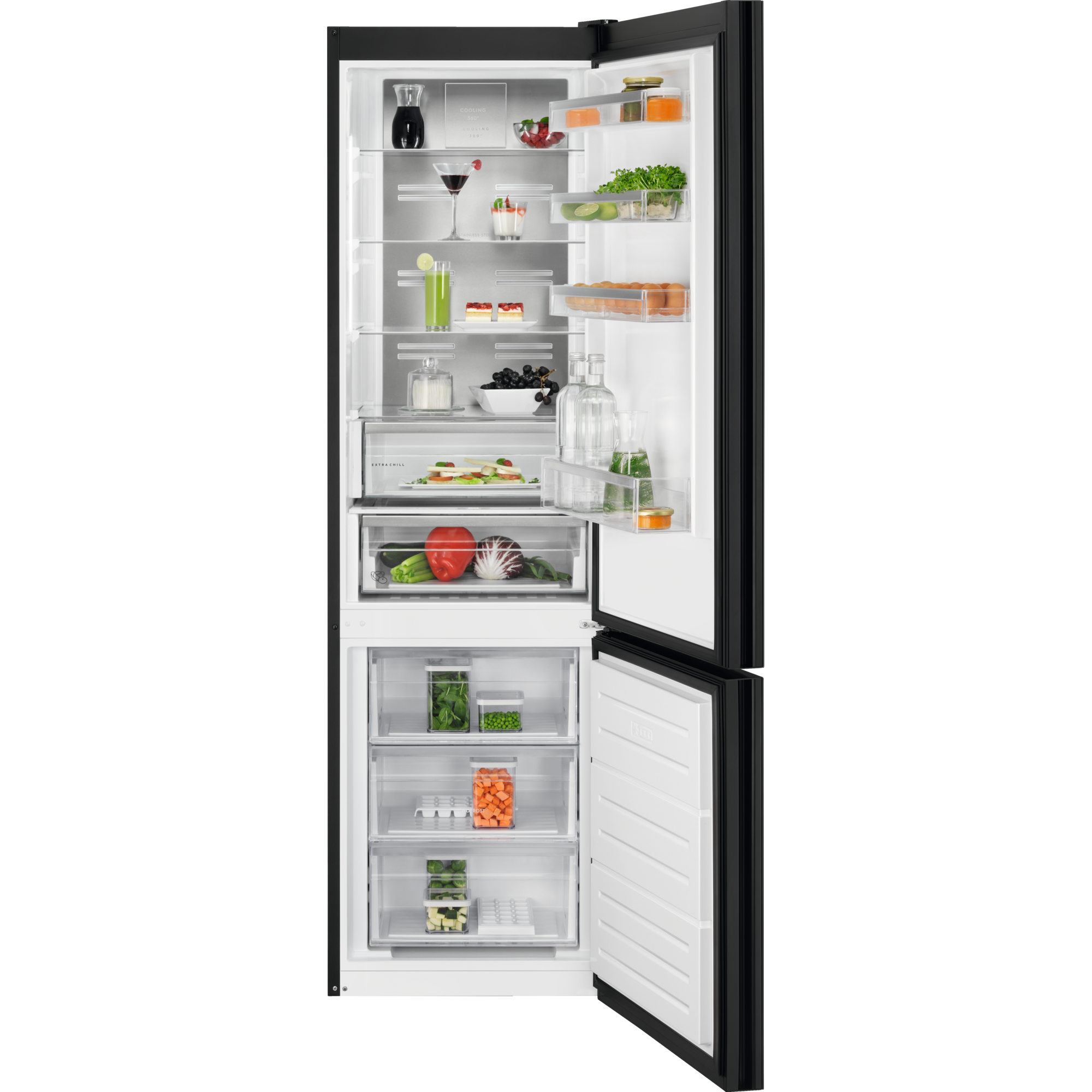 7332543990832 - 8000 Cooling 360°   Freistehende Kühl-Gefrierkombination   2010 mm   366 L   NoFrost RCB736D4MG