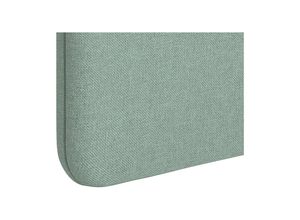 7332835600524 - Akustik-Tischtrennwand Softline Salsa nach unten hängend Höhe 650 mm Textil Breite 1600 mm grün kaiserkraft