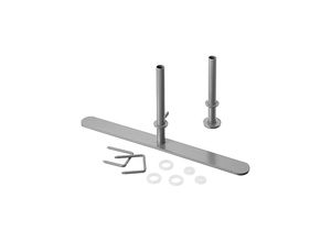 7332835629914 - Erweiterung-Set für Schallschutz-Trennwände Softline HxB 500 x 50 mm grau