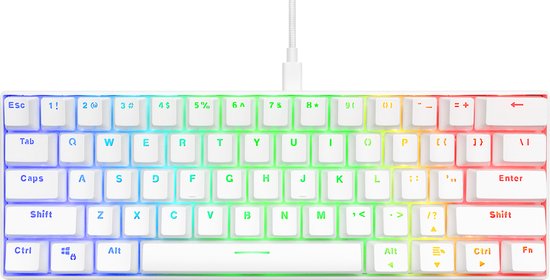 7333048051677 - GAMING mini mechanical keyboard (US) - Gaming Tastaturen - Englisch - US - Weiss 7333048051677 - GAMING mini mechanical keyboard (US) - Gaming Tastaturen - Englisch - US - Weiss