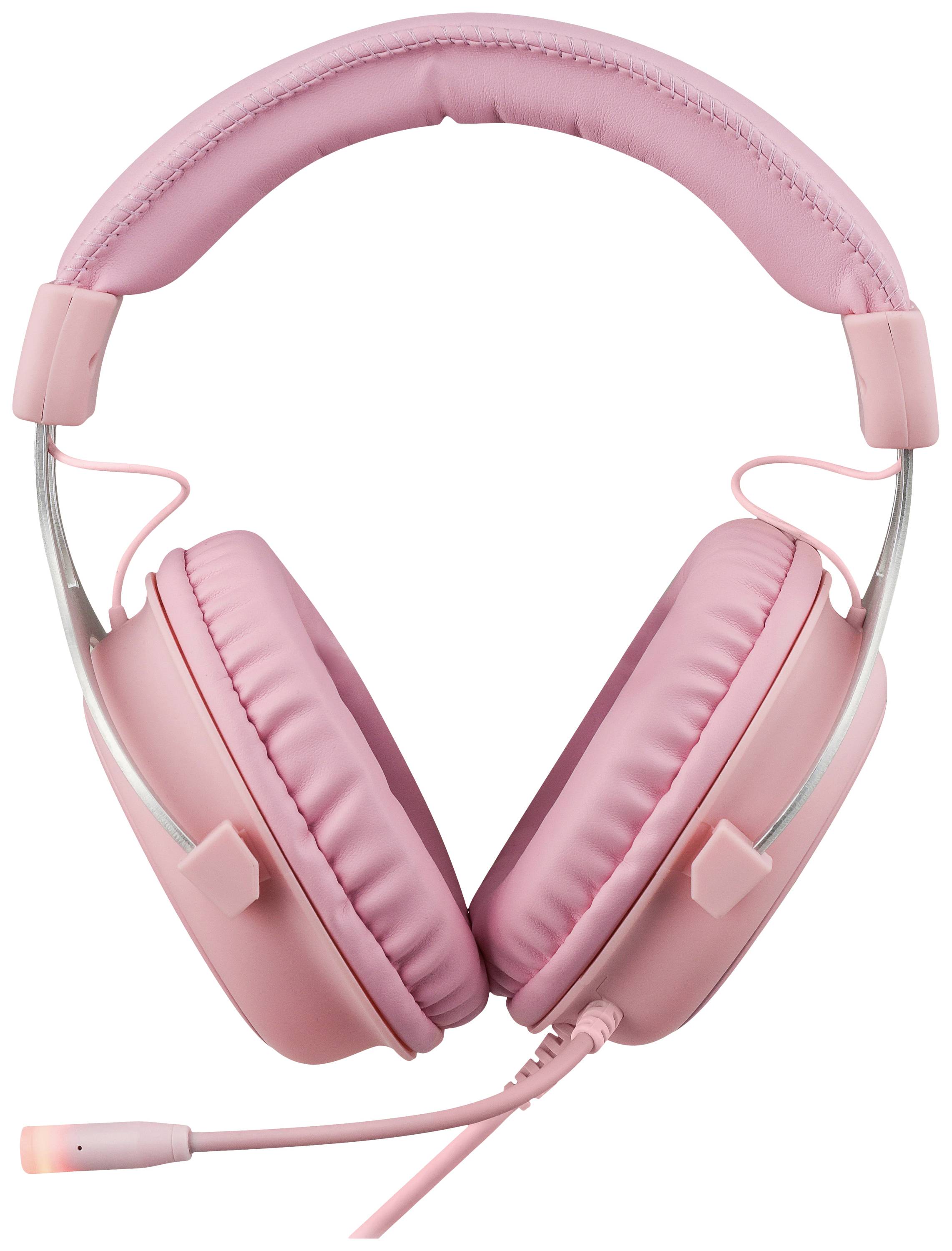 7333048057266 - PH85 Gaming Over Ear Headset kabelgebunden Stereo Pink Rosa Mikrofon-Stummschaltung 7333048057266 - PH85 Gaming Over Ear Headset kabelgebunden Stereo Pink Rosa Mikrofon-Stummschaltung