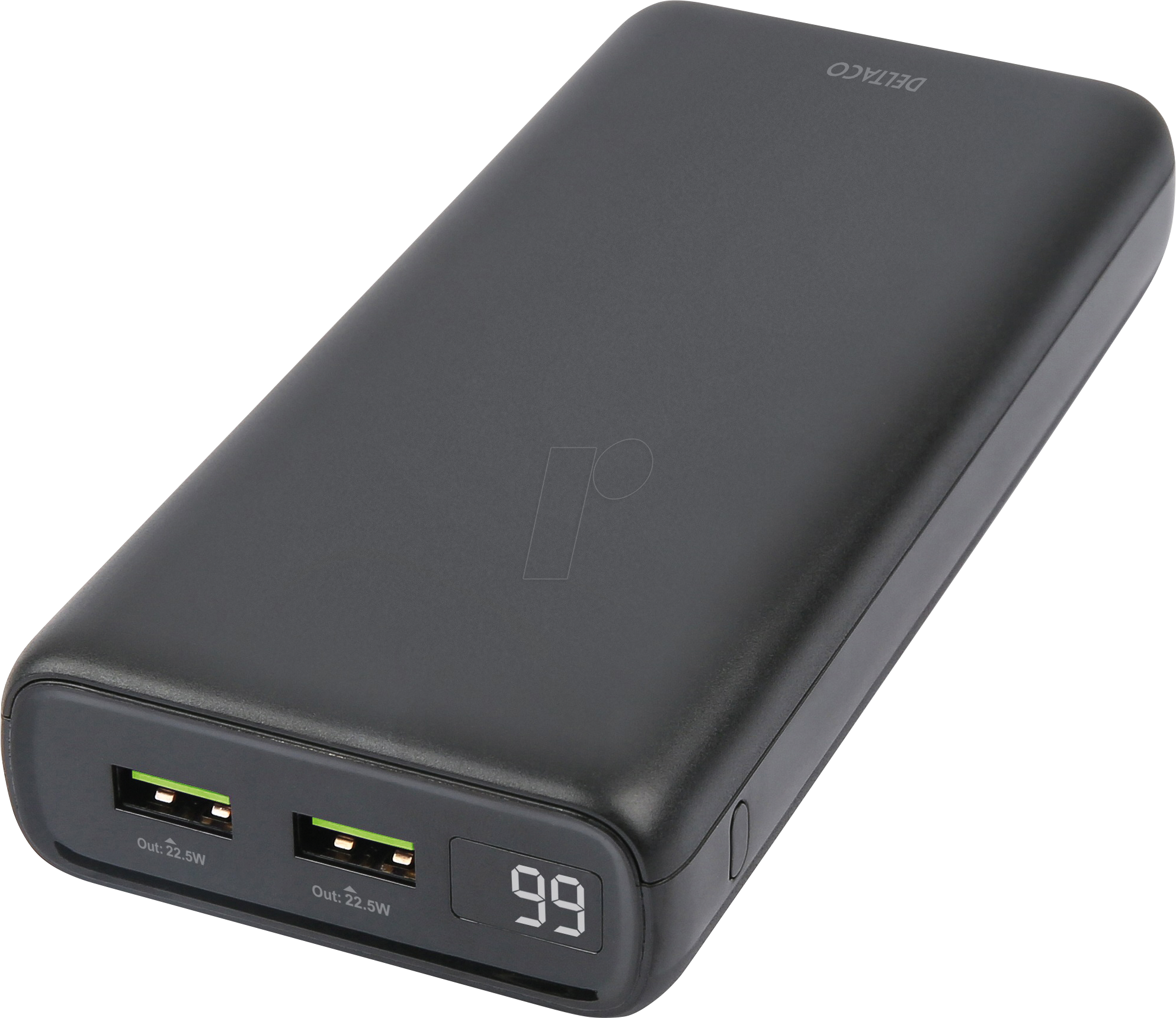 7333048057600 - - Deltaco - a nordic brand PB-C1004 Powerbank 20000 mAh LiPo usb-a usb-c® Schwarz