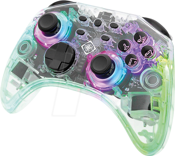 7333048059819 - DTG GAM-149-T - Deltaco Gaming Switch PC Controller wireless transparent