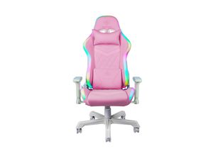 7333048062932 - Gaming Pink Line PCH90 Gaming Chair with full RGB Lightning - Pink