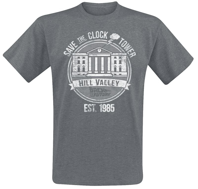 7333060012892 - Save The Clock Tower T-Shirt dunkelgrau in L