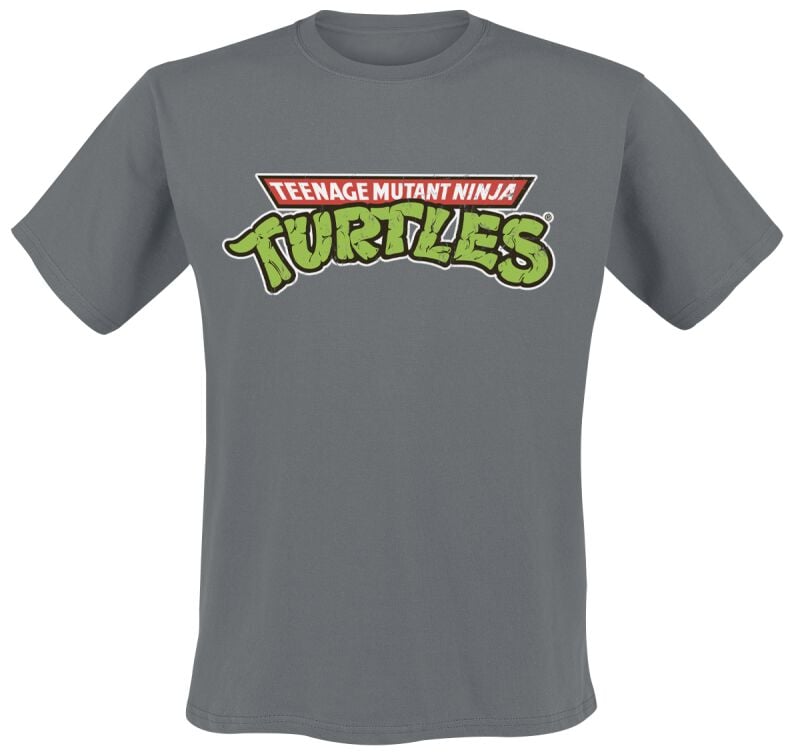 7333060024741 - TMNT Classic Logo T-Shirt dunkelgrau in M