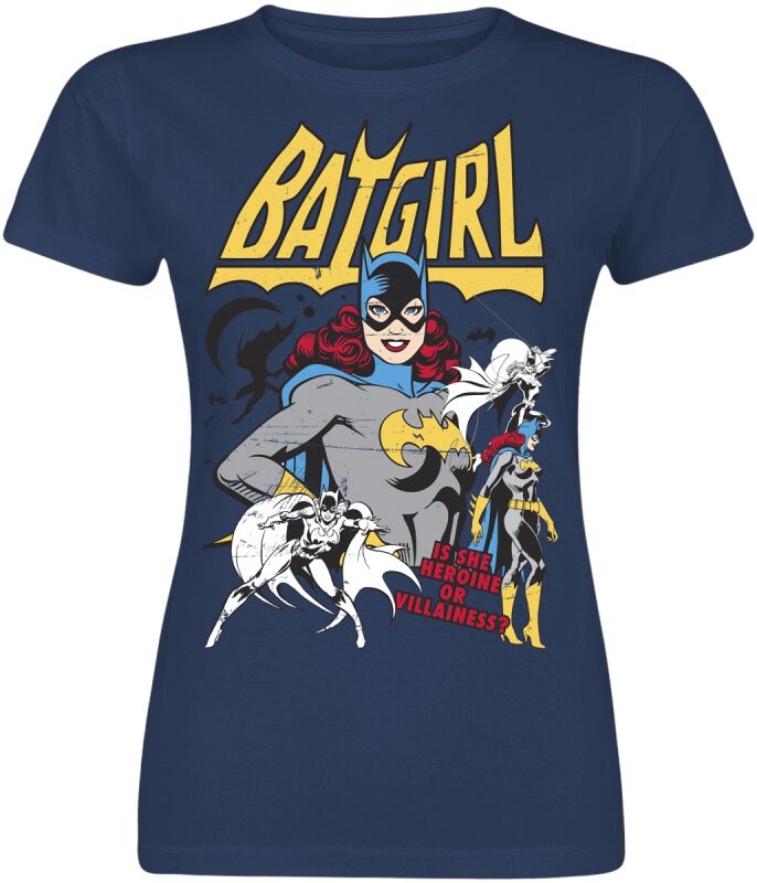 7333060097462 - Batgirl - Hero Or Villain T-Shirt navy in XXL