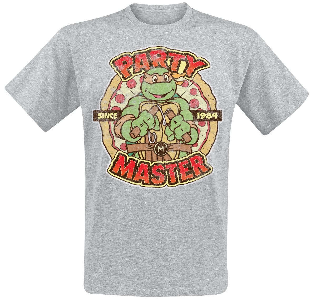 7333060306281 - Party Master T-Shirt grau in L 7333060306281 - Party Master T-Shirt grau in L