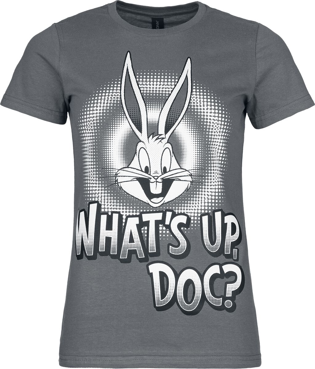 7333060501693 - Whats up Doc T-Shirt dunkelgrau in S