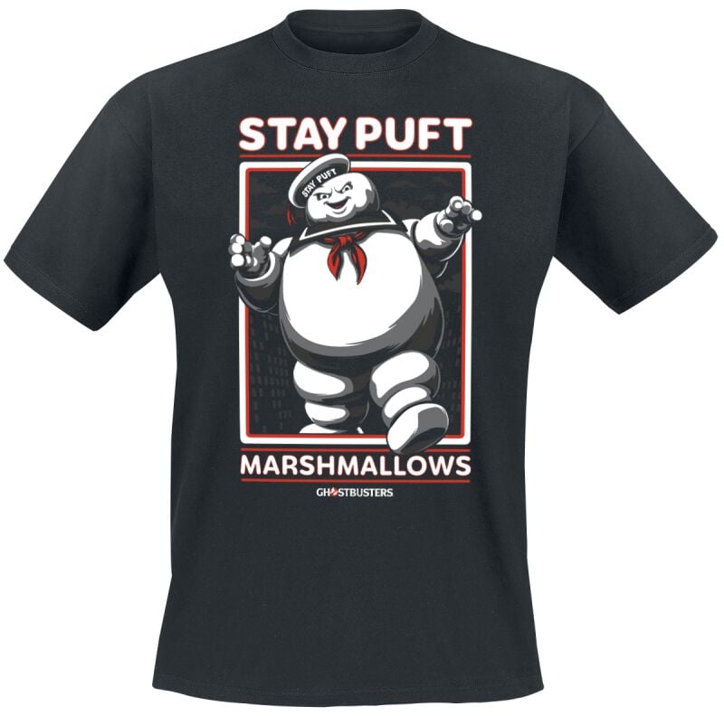 7333061363009 - Stay Puft Marshmallows T-Shirt schwarz in M