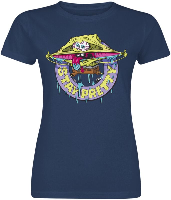 7333061369162 - Stay Pretty T-Shirt navy in S 7333061369162 - Stay Pretty T-Shirt navy in S