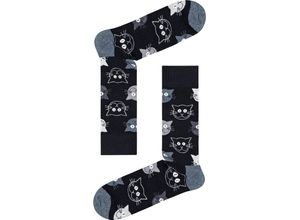 7333102394214 - HAPPY SOCKS Socken XMas Cat 3er-Pack Geschenkbox mehrfarbig 41-46