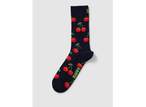 7333102533026 - Marineblaue Cherry Crew Socken 7333102533026