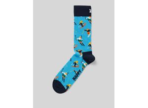 7333102571752 - Socken mit Motiv-Stitching