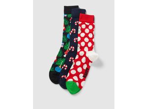 7333102619058 - Socken mit Motiv-Print Modell X-Mas Stocking im 3er-Pack
