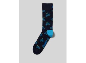 7333102647679 - Marineblaue Bike Crew Socken 7333102647679