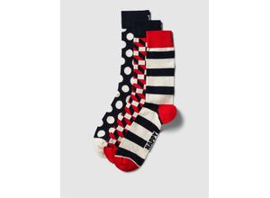 7333102685534 - Socken mit Label-Print im 3er-Pack