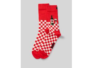 7333102691634 - Socken mit Label-Stitching Modell Wine And Dine