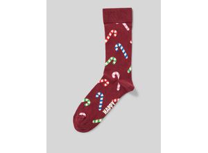 7333102694550 - Socken mit Motiv-Stitchings Modell Candy Cane