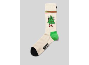 7333102695496 - Socken mit Motiv-Stitching Modell Happy Tree