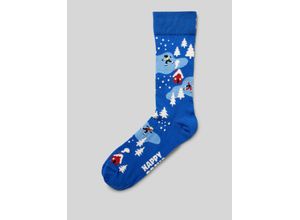 7333102711974 - Socken mit Motiv-Stitching Modell Winter Night