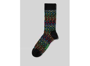 7333102760385 - Socken mit Motiv-Stitching Modell KEYBOARD