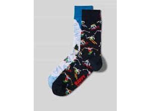 7333102773361 - Socken mit Label-Print im 2er-Pack