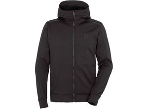 7333371077429 - DIDRIKSONS Fleecejacke Acke 2 Kapuze Stehkragen für Herren schwarz XXL