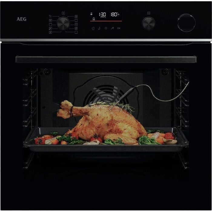 7333394055992 - 6000 SteamCrisp®   Backofen mit Dampfunterstützung   WLAN-fähig   Pyrolytische Selbstreinigung   Schwarz TR6PB50WSB