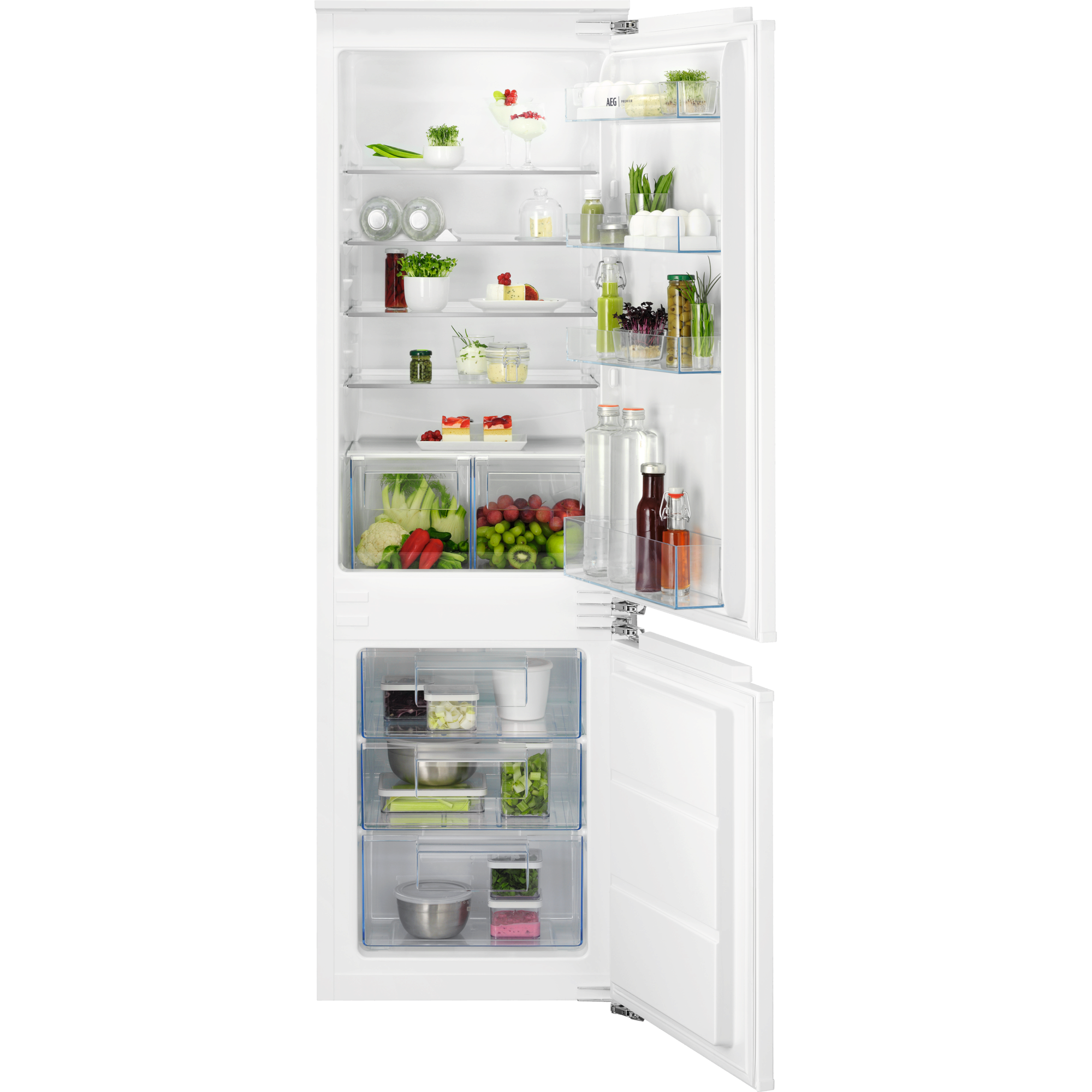 7333394060507 - 5000 ColdSense   Einbau-Kühl-Gefrierkombination   1780 mm   262 L   LowFrost – weniger Eisbildung   Festtür EK5D18F1