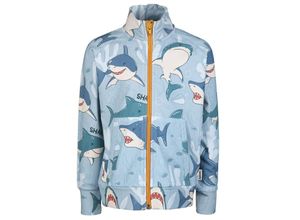 7333434073016 - Meyadey - Jersey-Strickjacke SHARK REMARK in blau Gr110 116