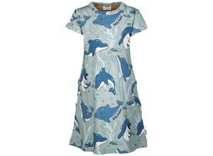 7333434074631 - Meyadey - Kurzarmkleid DASHING DOLPHIN in blau Gr98 104