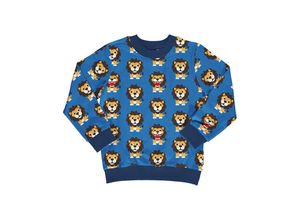 7333434098286 - Maxomorra - Sweatshirt LION in blau Gr122 128