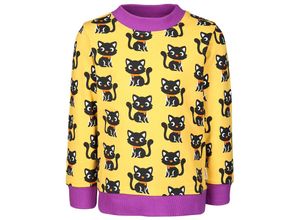 7333434098446 - Maxomorra - Sweatshirt CAT in gelb Gr110 116