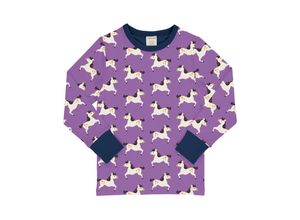 7333434102747 - Maxomorra - Langarmshirt HORSE in lila Gr110 116