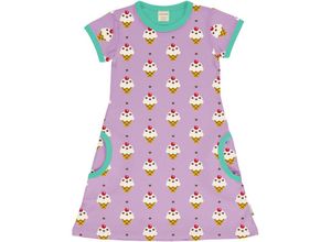 7333434115709 - Maxomorra - Kurzarmkleid ICE CREAM in lila Gr98 104