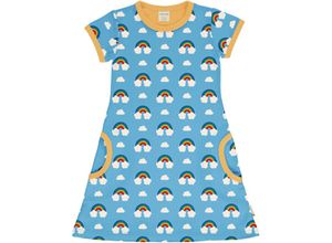 7333434115860 - Maxomorra - Kurzarmkleid RAINBOW in hellblau Gr110 116