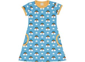 7333434115907 - Maxomorra - Kurzarmkleid RAINBOW in hellblau Gr98 104