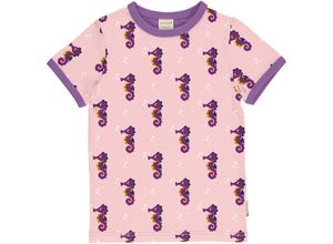 7333434121458 - Maxomorra - T-Shirt SEAHORSE in rosa Gr98 104